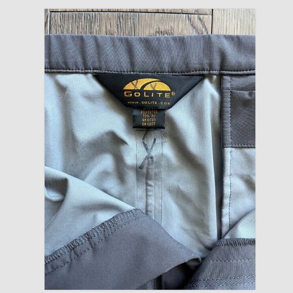 GoLite Hiking Ski Pants Size L Gray Lightweight Technical Outdoor Activewear - Picture 3 of 9